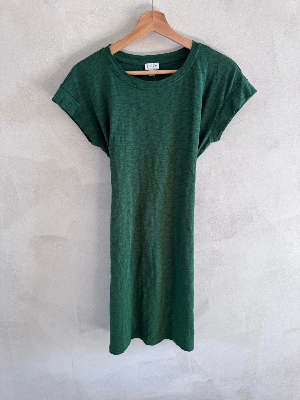 J. Crew - Forest Green Short Sleeve T-Shirt Dress (NWT)
